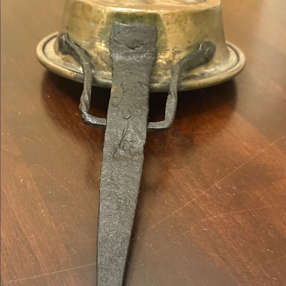 Vintage Copper and Cast Iron Escargot Egg Poacher Pan